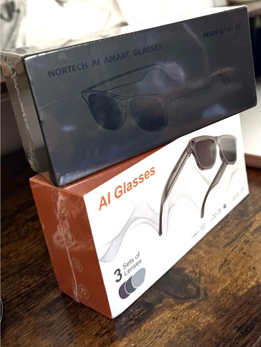2 AI Smart Glasses Bundle NEW HD Recording + Bluetooth Calling!!!